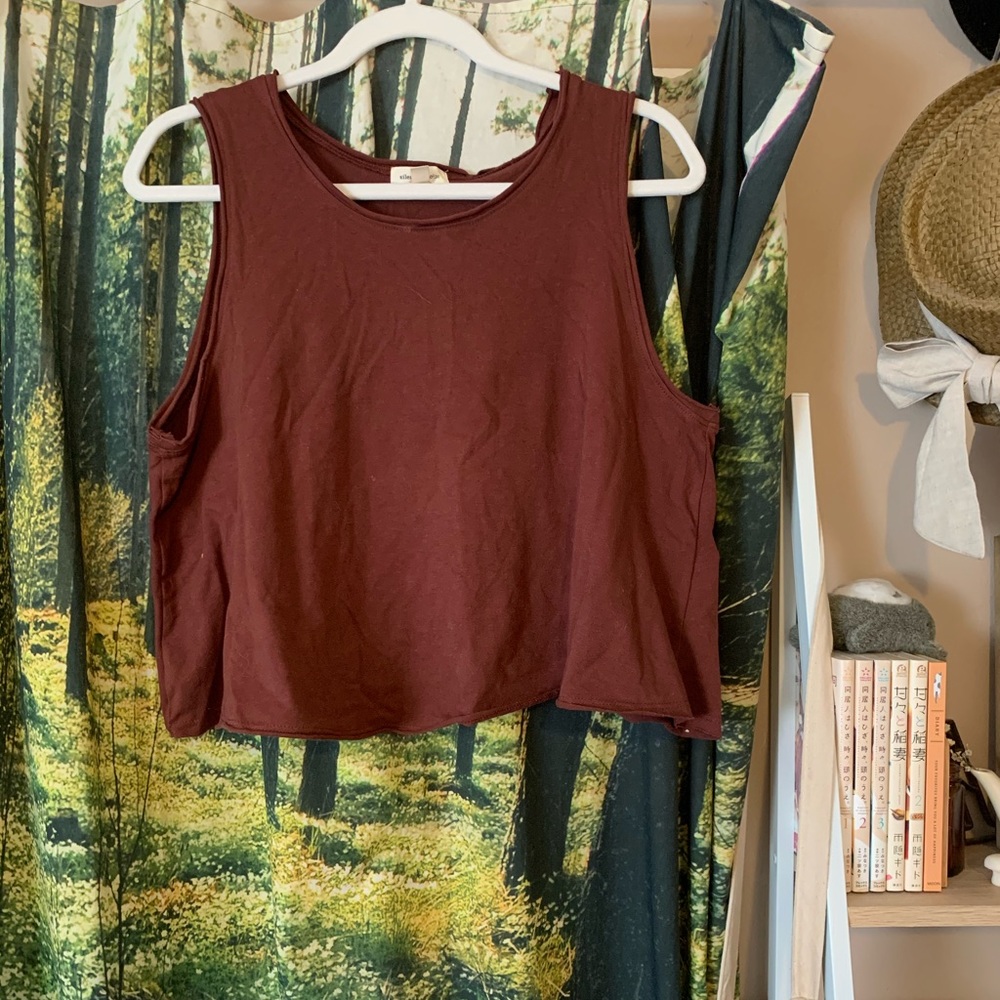 Cropped Tank Top Urban Outfitters Silence+Noise